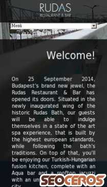 rudasrestaurant.hu mobil förhandsvisning