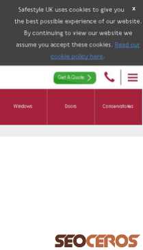 safestyle-windows.co.uk mobil previzualizare