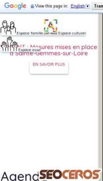 sainte-gemmes-sur-loire.fr mobil előnézeti kép