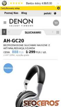 salonydenon.pl/pl/MM/Marki/DENON/SLUCHAWKI/AH-GC20 mobil náhľad obrázku