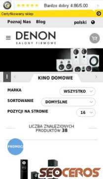 salonydenon.pl/pl/MM/Produkty/KINO_DOMOWE/ZESTAWY_KINA_DOMOWEGO mobil förhandsvisning