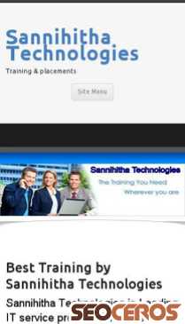 sannihithatechnologies.com mobil előnézeti kép