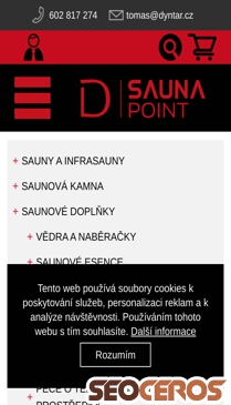 saunapoint.cz/-z93CZ mobil vista previa