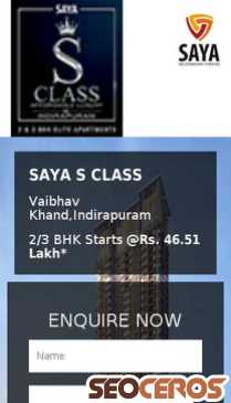 sayasclass.ind.in mobil preview