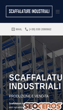 scaffalature-industriali.com mobil preview