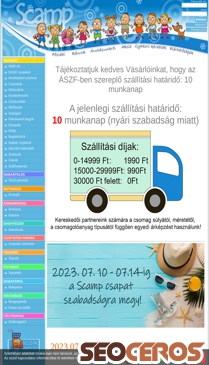 scamp.hu mobil előnézeti kép