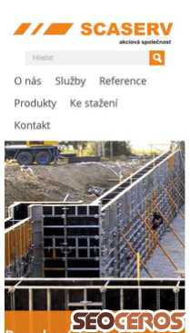scaserv.cz mobil Vorschau