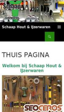 schaapijzerhandel.nl mobil náhľad obrázku