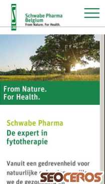 schwabepharma.be mobil preview