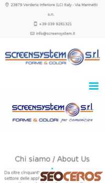 screensystem.it mobil Vorschau
