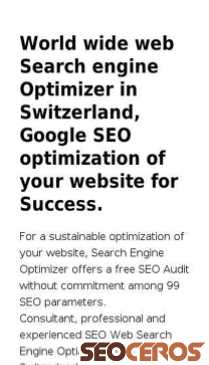 search-engine-optimizer.com mobil previzualizare