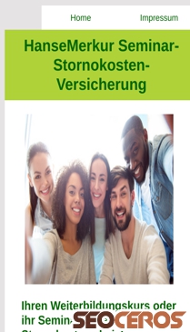 seminar-stornokosten-versicherung.de mobil náhľad obrázku