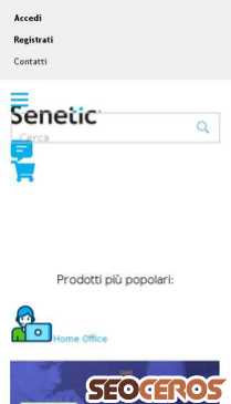 senetic.it mobil Vista previa