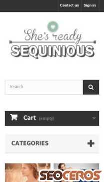 sequinious.com mobil preview