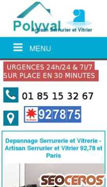 serrurier-vitrier-idf.fr mobil náhľad obrázku