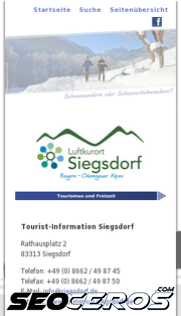 siegsdorf.de mobil előnézeti kép