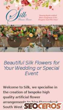 silkflowersfrance.com mobil Vista previa