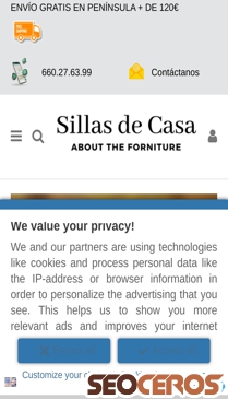 sillasdecasa.com mobil förhandsvisning