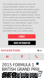silverstone.co.uk mobil előnézeti kép