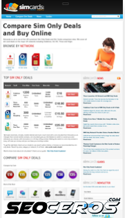 simcards.co.uk mobil előnézeti kép