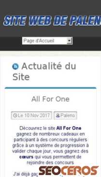 site-web-de-paleno.fr mobil előnézeti kép