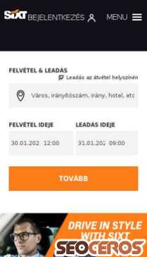 sixt.hu mobil preview