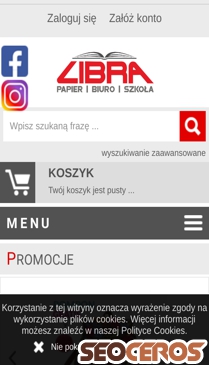 sklep-libra.pl mobil Vorschau