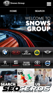 snows.co.uk mobil előnézeti kép