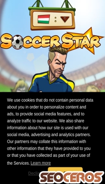 soccerstar.hu mobil förhandsvisning
