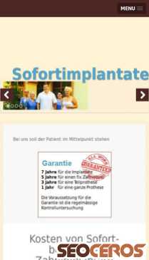sofortimplantate.net mobil preview