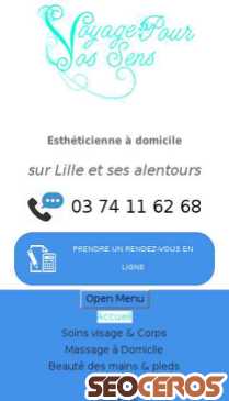 soins-esthetiques-lille.fr mobil preview