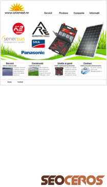 solarvest.ro mobil förhandsvisning