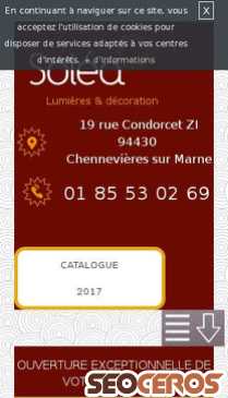 solea-chennevieres.fr mobil náhľad obrázku