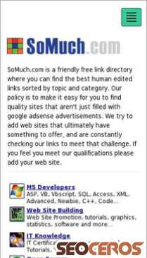 somuch.com mobil previzualizare
