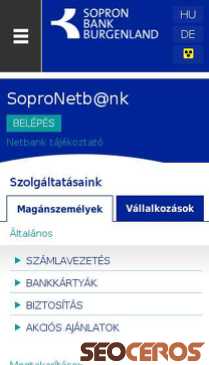 sopronbank.hu mobil obraz podglądowy