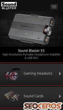 soundblaster.com mobil anteprima