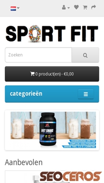 sport-fit.nl mobil náhľad obrázku