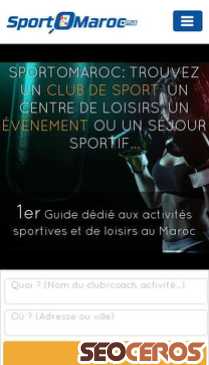 sportomaroc.ma mobil förhandsvisning