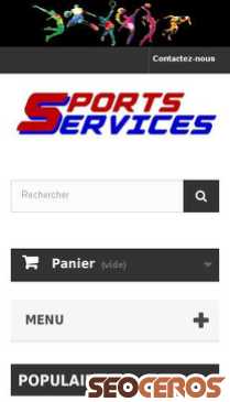 sports-services.ch mobil previzualizare