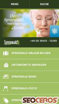spreewald.de mobil előnézeti kép