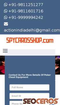 spycardsshop.com mobil förhandsvisning