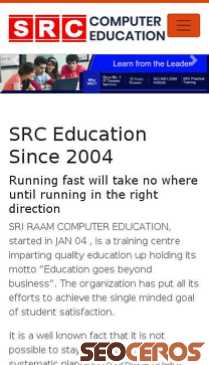 srceducation.in mobil preview