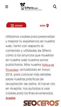 srperro.com mobil förhandsvisning