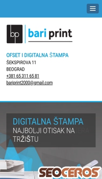 stamparija-bariprint.rs mobil förhandsvisning