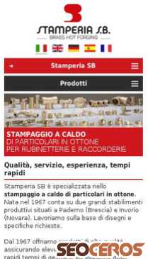 stamperiasb.it mobil preview