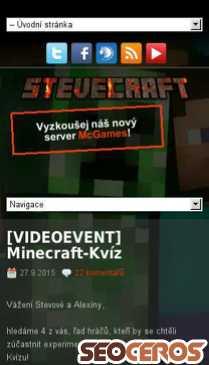 stevecraft.cz mobil Vorschau