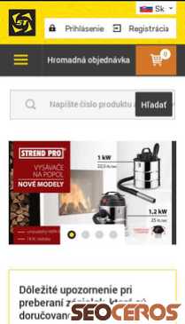 strendpro.sk mobil preview