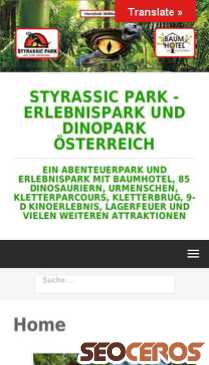 styrassicpark.at mobil előnézeti kép