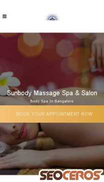 sunbodymassage.in mobil preview