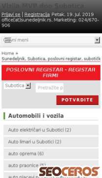 sunedeljnik.rs mobil előnézeti kép